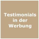 Testimonials in der Werbung