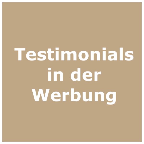 Promis und Testimonials in der Werbung